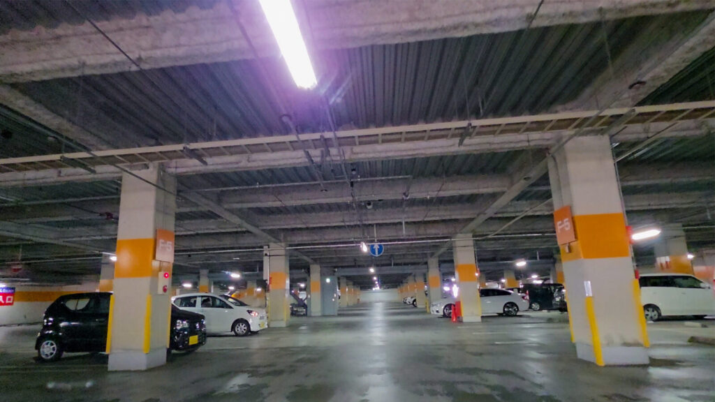 立体駐車場 3Fの場内見え方