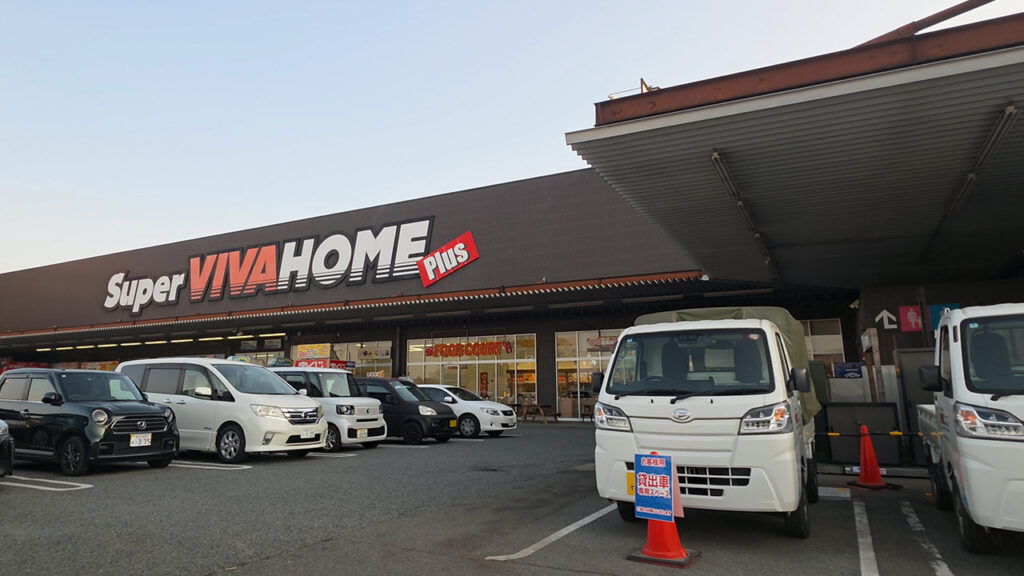 店舗正面(駐車後の位置関係)