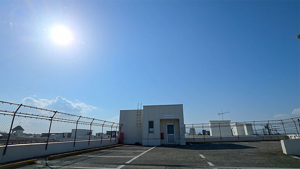 相鉄ライフさがみ野 屋上階駐車場からの周辺景色