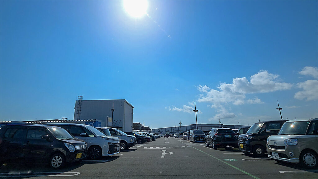 イオンモール座間 屋上駐車場 RFフロア