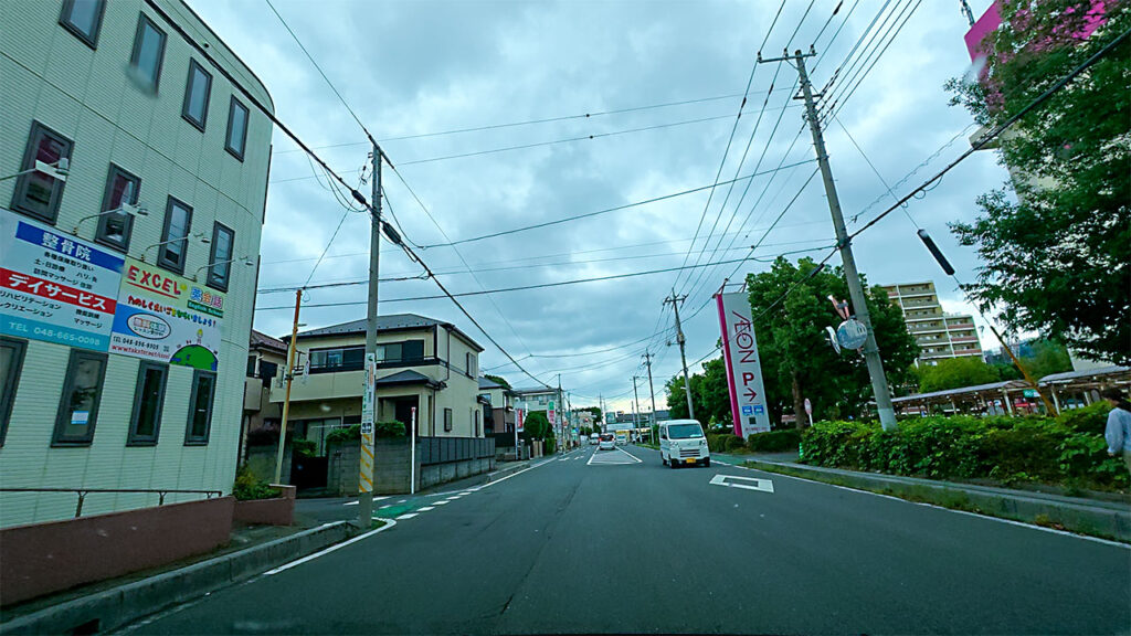 イオン大宮店立体駐車場入口付近の案内表示